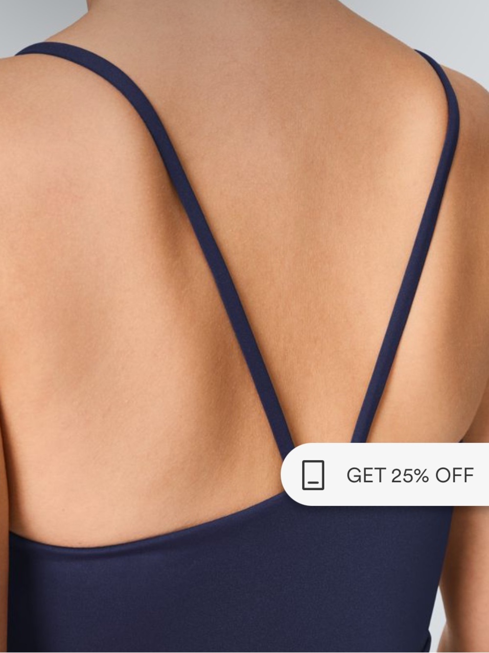 HALARA Navy Blue Backless Wide-Leg Jumpsuit - Picture 4 of 6